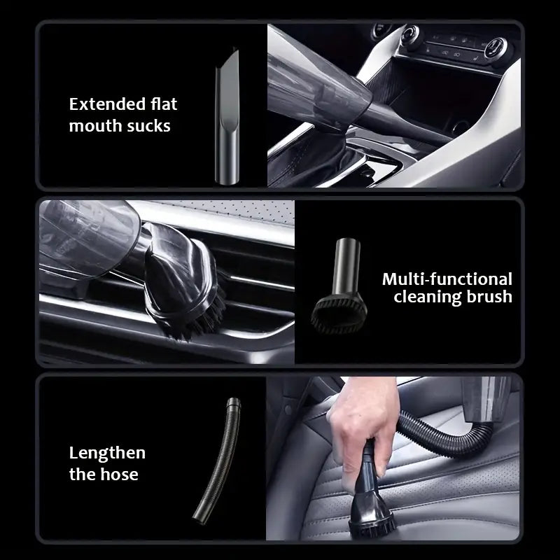 Car Vacuum Cleaner, Handheld Vacuum Cleaner With 4200PA Super Strong Suction