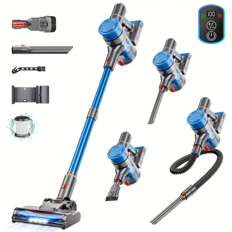 Cordless Stick Vacuum Cleaner with ONE-TOUCH OPERATION