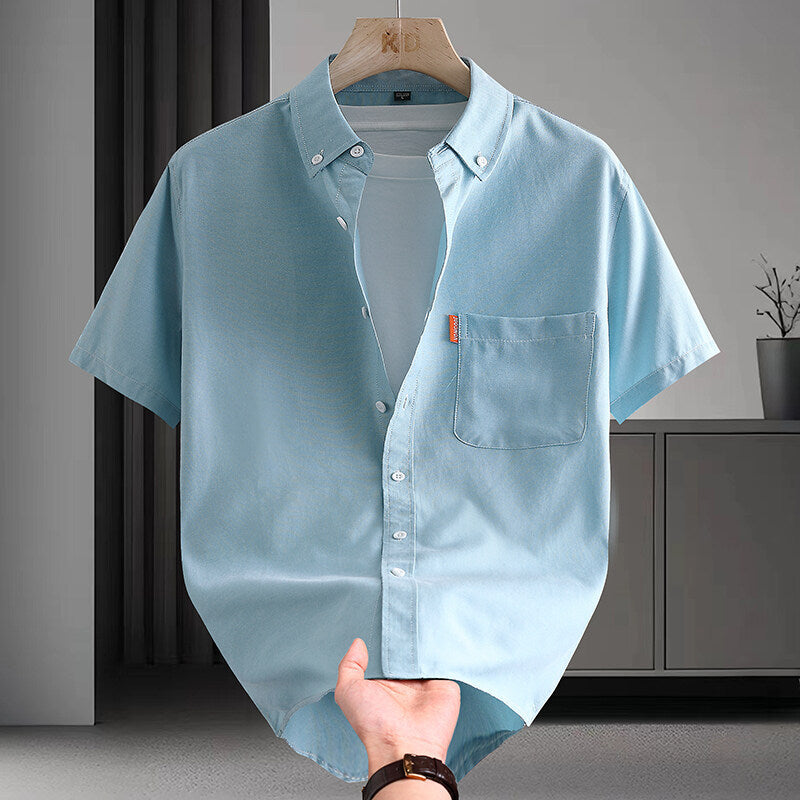 Short-sleeved Shirt Men's High Cotton