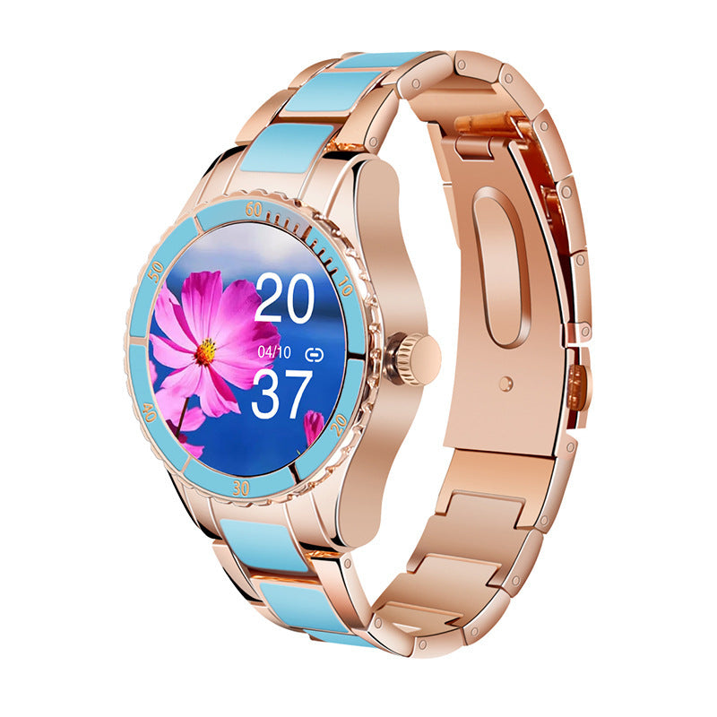 Smart Watch Female Bluetooth Call Music Player Heart