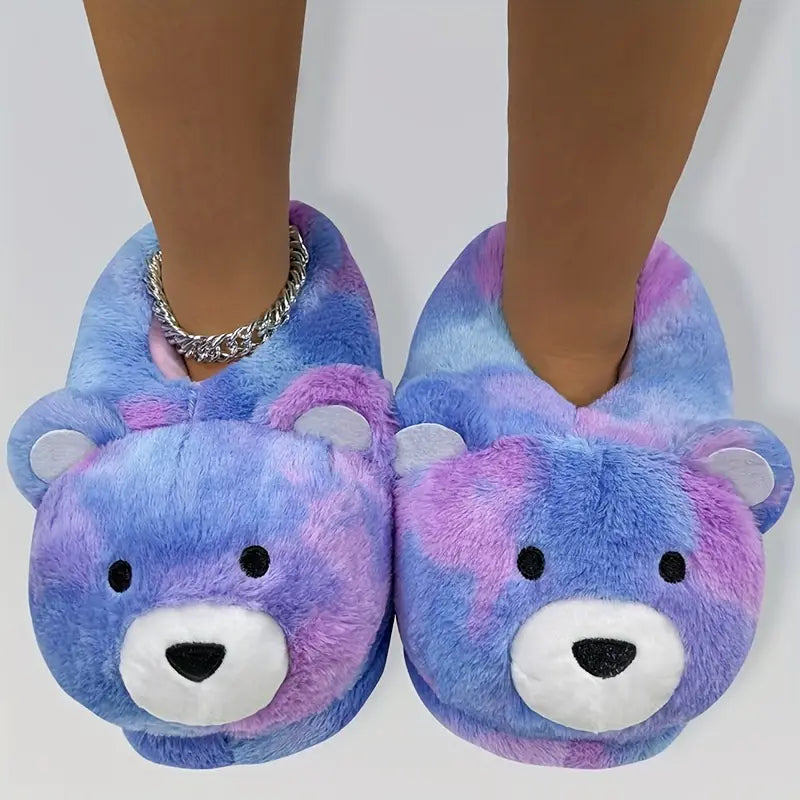 Cute Polar Bear Plush Indoor Slippers