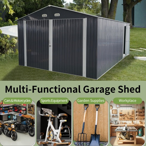 Spacious Outdoor Storage Shed This 13  20FT