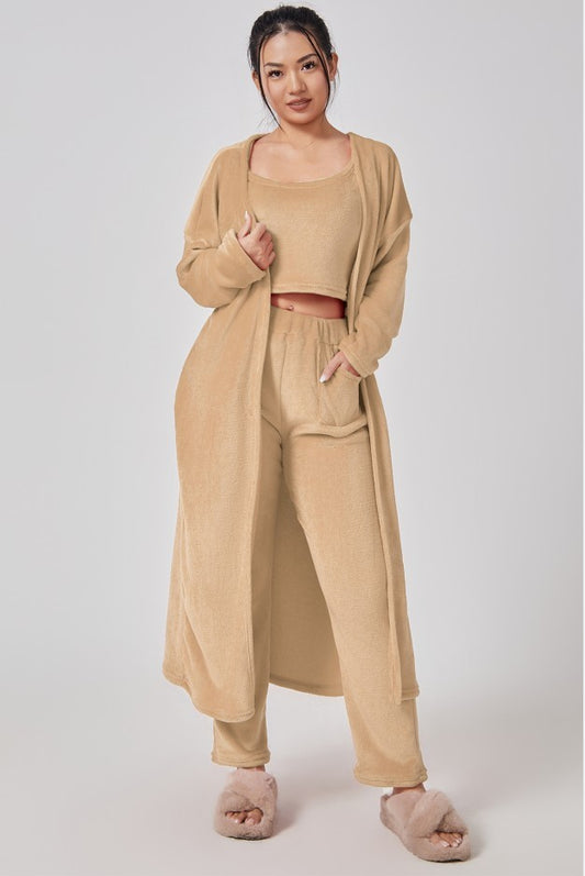 3 Piece Pant Sets, Women Winter Dress