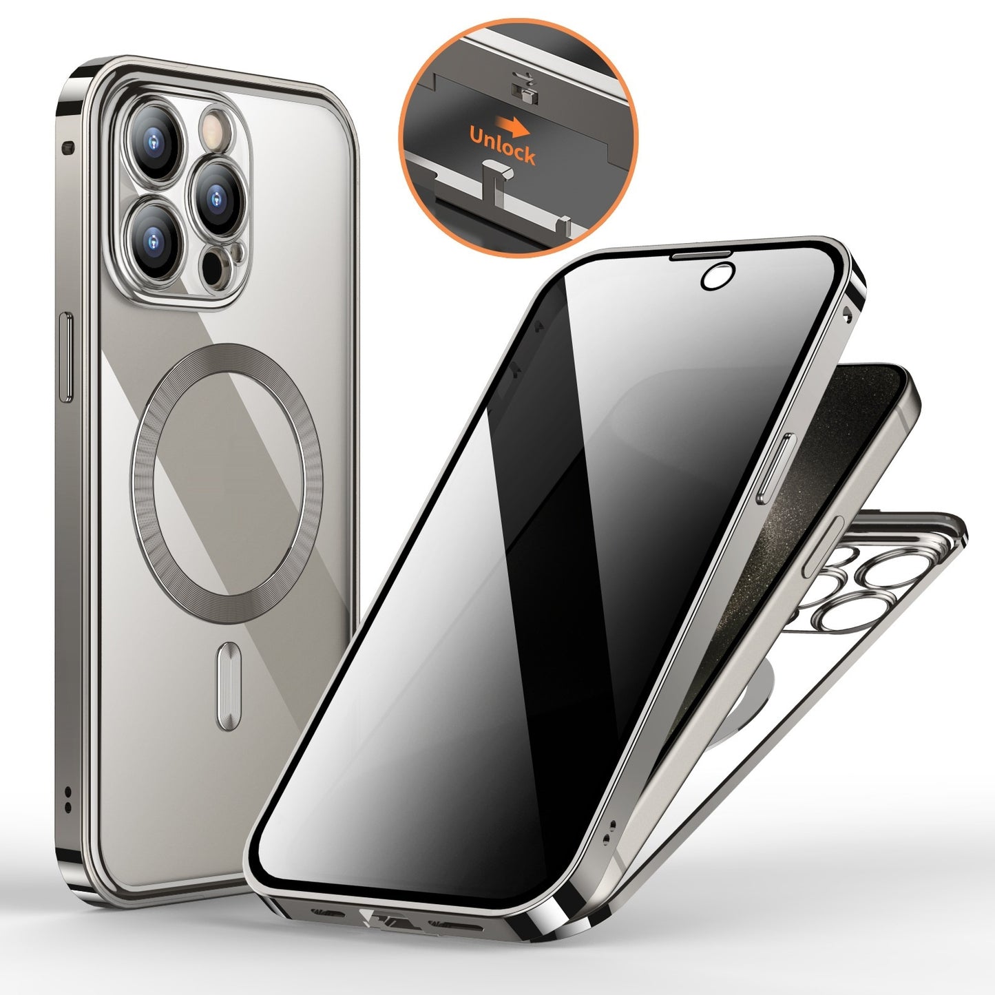 Anti-Privacy Metal Buckle Magnetic