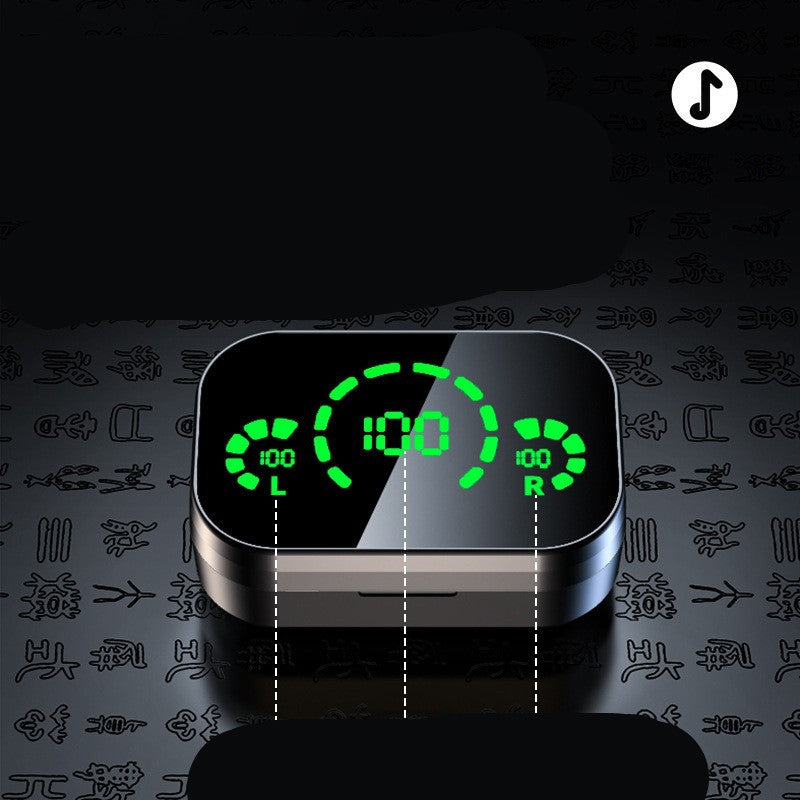 Large Screen Smart Digital Display In Ear Breathing Light