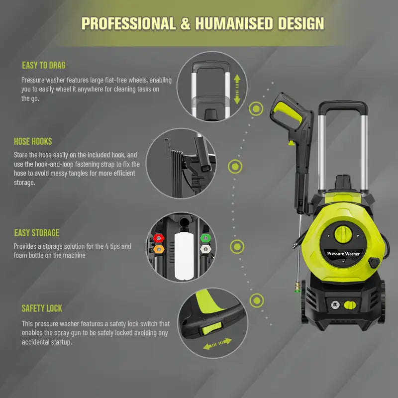 4800PSI Heavy Duty Electric Pressure Washer