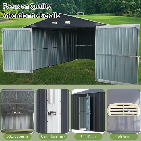 Spacious Outdoor Storage Shed This 13  20FT