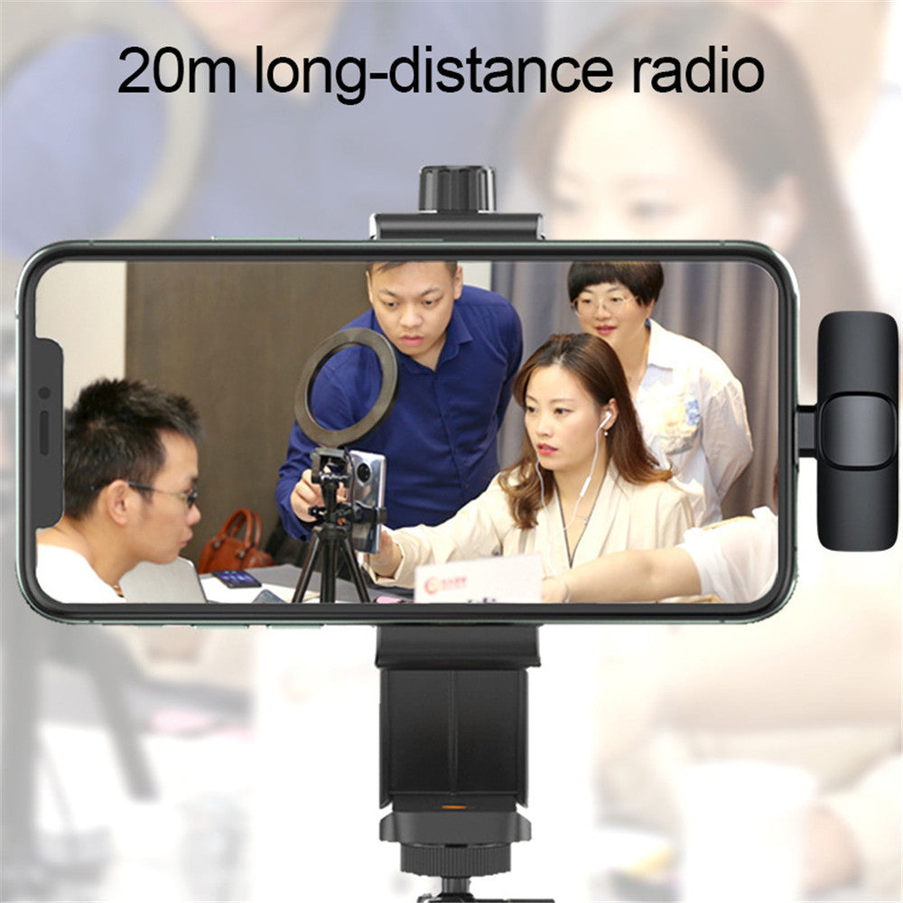 Wireless Lavalier Microphone Portable Audio Video