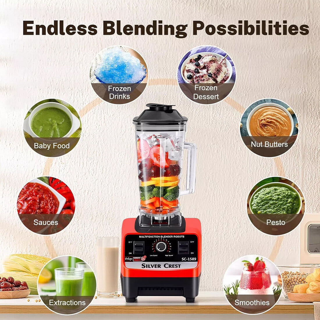 4500W Multifunctional Blender