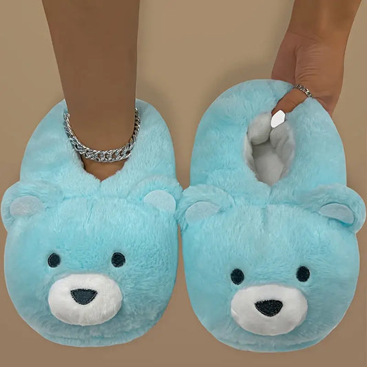 Cute Polar Bear Plush Indoor Slippers