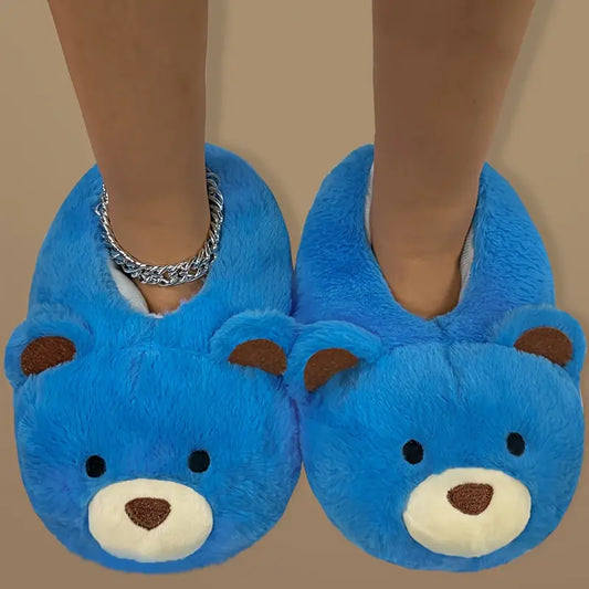 Cute Polar Bear Plush Indoor Slippers