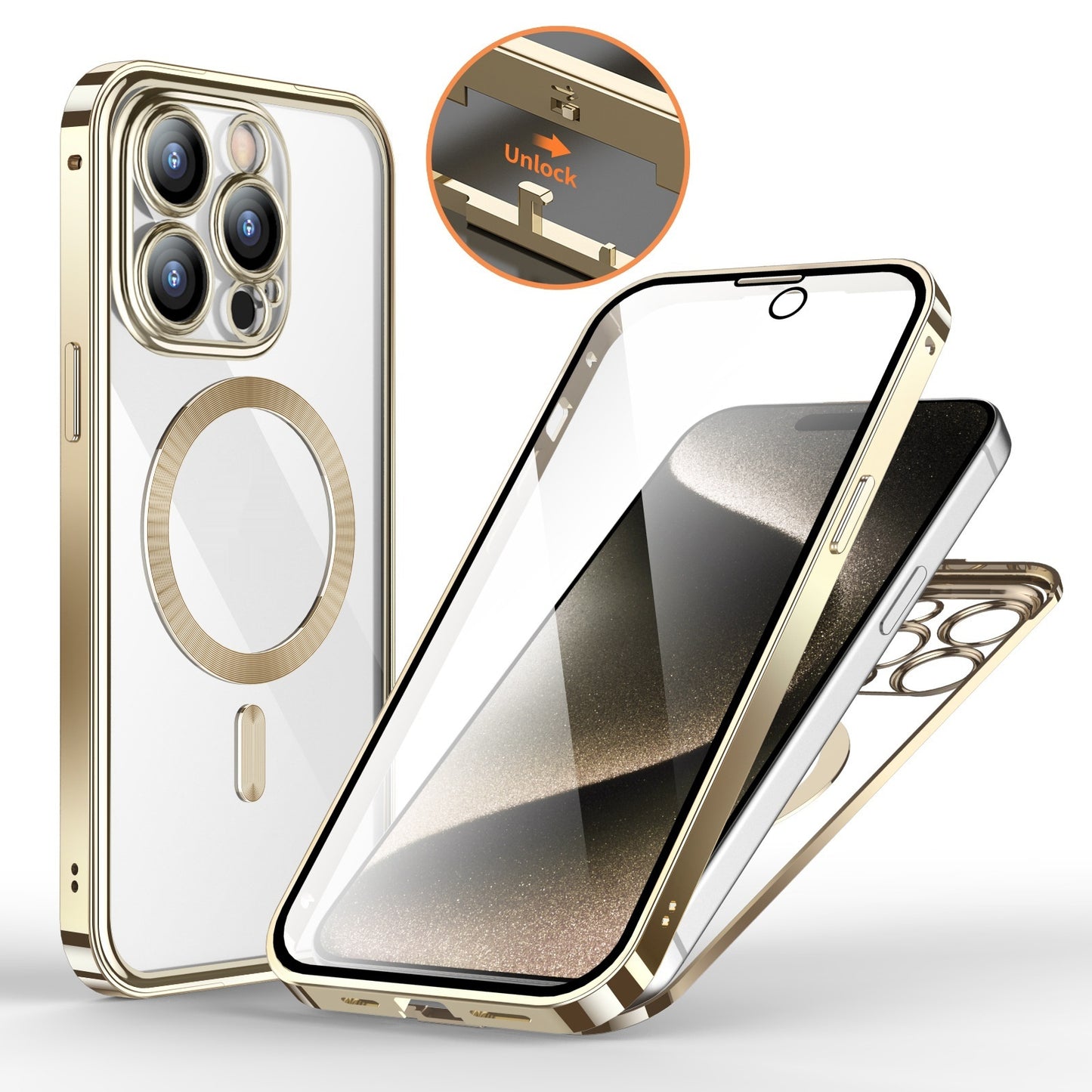 Anti-Privacy Metal Buckle Magnetic