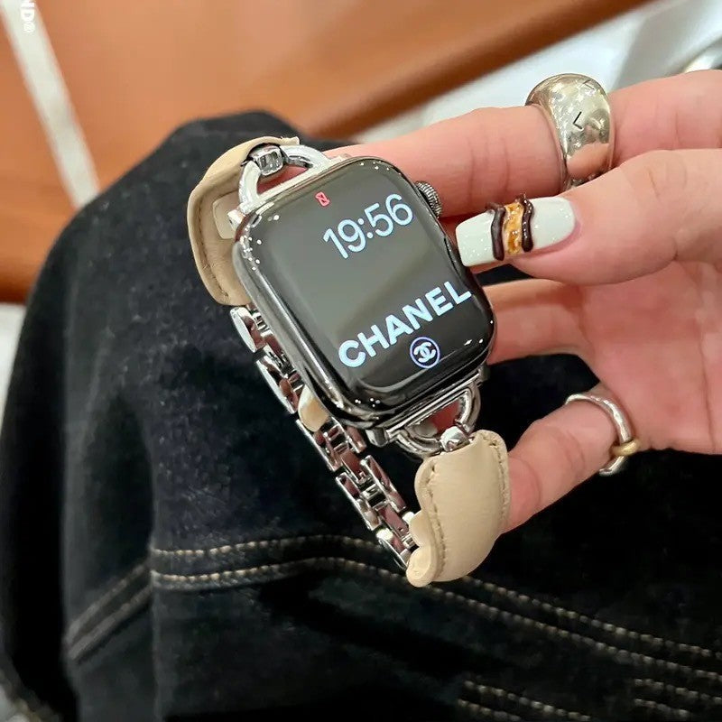 Channel watch Design Leather High-grade Strap