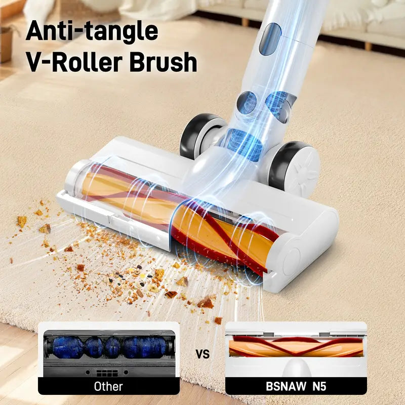 Cordless Stick Vacuum Cleaner with ONE-TOUCH OPERATION