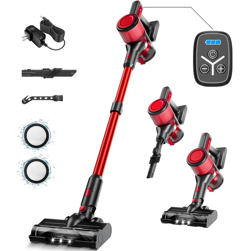 Cordless Stick Vacuum Cleaner with ONE-TOUCH OPERATION