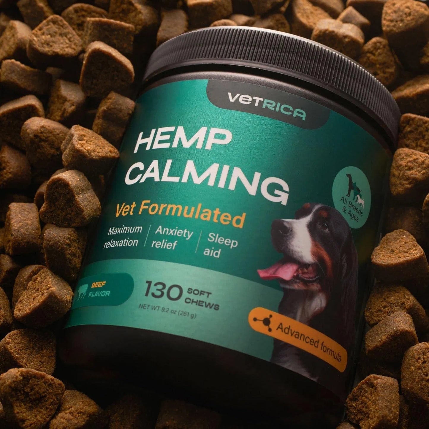 Calming Chews For Dogs Anxiety Relief 130 Chews Hemp Calming Chews For Dogs